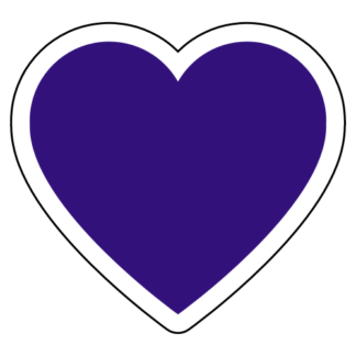 Heart Sticker (Purple)